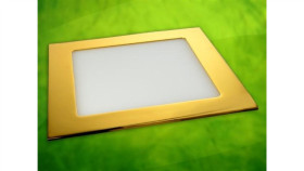 Panel Led Tyloo 12W 230V Złoty Dw