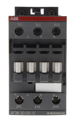 Stycznik 230 V AC ABB styki: 3 18,5 kW 24 A 3NO Szyna DIN Śruba 1SBL297001R1200 AF38-30-00-12