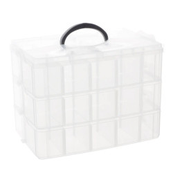 Organizer 32x19x24.5cm, 30 przegródek, 3 poziomy, OR12