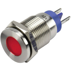 TRU COMPONENTS 1302128 GQ16F-D/J/R/12 V/N LED indicator light Red 12 V DC