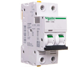 Wyłącznik nadprądowy 2P C 40A 10kA AC iC60H-C40-2 A9F07240