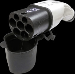 DUOSIDA connector, type-2, 32 A, single-phase, male