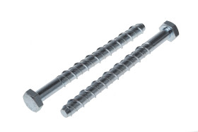 Śruba kotwiąca typu Ankerbolt dł 130mm 10mm Stal powlekana cynkiem Ø 8mm RS PRO Śruba kotwiąca typu Ankerbolt
