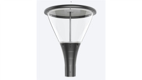 Oprawa Parkowa Placowa Nolina 60W 4000K 150Lm/W 9000Lm Czarna 5 Lat Gwar.