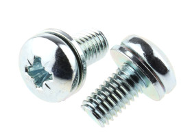 Śruba z podkładką M5 Zwykła długość 10mm Stożek Stalowe