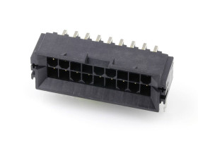 Molex 438100063 Obudowa złącza pin męskiego na PCB, piny: 18, 1 szt.