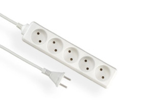 Przedłużacz ECONOMIC 5-gniazd b/u 3m /H05VV-F 2x1/ EPS-53