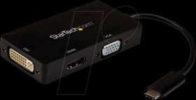 CDPVGDVHDBP Adapter 3-in-1 USB-C &gt; VGA, DVI, HDMI, 4K 30Hz