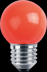48249 LED decorative lamp G45 E27 1 W red IP44