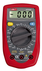 UT33C miernik cyfrowy uniwersalny; 250V; 10A; 20M