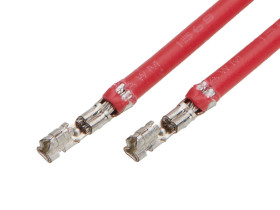 Przewód z zaciskanymi końcówkami, seria: 219676, 22AWG, dł.: 300mm