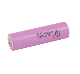 18650 Li-ion Battery 2600 mAh Samsung ICR18650-26F