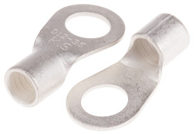 Zacisk oczkowy rozmiar przewodu 35mm² Ø 13mm nieizolowany średnica wew 13mm RS PRO