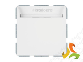 BERKER B.KWADRAT Wyłącznik przekaźnikowy na kartę hotelową biały połysk 16408999 HAGER