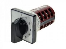 Wyłącznik 10A, 1tor ( 0-1-2-3-4-5-6) ( 48x48mm)