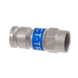 Wtyk F kompresowany RG6 62/81 wodoodporny