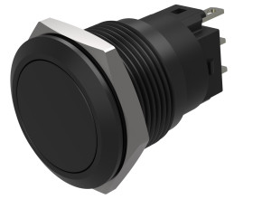 Nasadka przełącznika Chwilowy 1-stykowe, 1-stykowe średnica wycięcia 19mm Montaż wpuszczany EAO