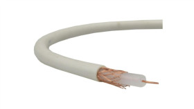 Przewód Koncentryczny Do Kamer 75Ohm Ywl75 0,6/3,7/5,5 Biały Linka...