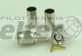 Wtyk SMA-RP na RG58 zaciskany