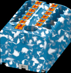 1091672 PTFIX 12x2.5 distributor block, blue/white