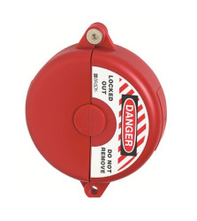 Blokada zaworu Blokada zasuwy ABUS rozmiar mocowania 127mm Czerwony