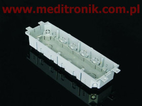 Uniwersalna puszka do montażu osprzętu elektrycznego lub telekomunikacyjnego w