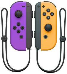 Nintendo Switch Joy-Con 2er-Set neon-lila/neon-orange Kontroler Nintendo Switch liliowy neonowy, pomarańczowy neonowy