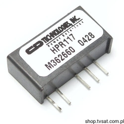 HPR117 DC-DC In=15V Out +/- 15V 0.025A SIL5 CDTECH
