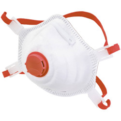GIME 2575496 Valved Dust Mask FFP3 10 pieces EN 149:2001&#x2B;A1:2009 Certified