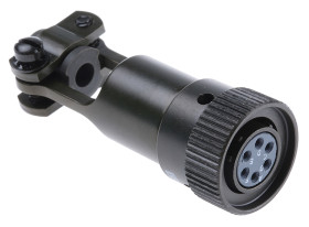 Złącze wielostykowe przemysłowe 6-pinowe Miniaturowe Montaż na kablu Wtyczka ITT Cannon