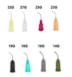 ZESTAW 8SZT IGIEL ZAKRZYWIONYCH