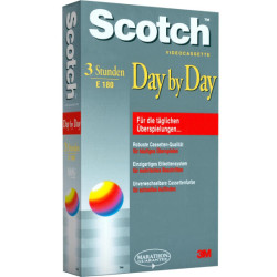 VHS Cassette Scotch Day by Day E 180