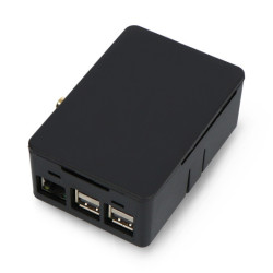 Obudowa do HiFiBerry i Raspberry Pi Model 3/2/B+ uniwersalna czarna