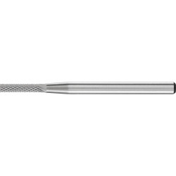 PFERD 21201173 cylindrical carbide burr &#xD8;2mm 40mm length 3mm shank