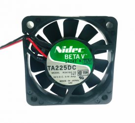 Wentylator 60x15mm 24V łożysko kulkowe 2-przew.