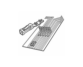 Zacisk zagniatany Żeński Amphenol Communications Solutions Berg Duflex