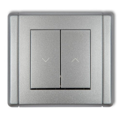 FLEXI Łącznik żaluzjowy srebrny metalik 7FWP-8