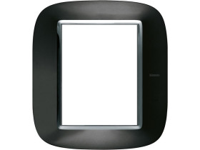 AXOLUTE Ramka 1 pojedyncza owalna 3+3 moduły AXOLUTE antracyt HB4826XS LEGRAND