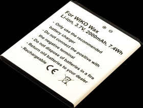 10296 Smartphone battery for WIKO devices, Li-Ion, 2000 mAh