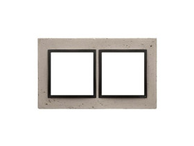 SIMON 54 NATURE Ramka 2 podwójna Nature-Beton FUNDA MENTE IP20/IP44* DRN2/93 KONTAKT SIMON