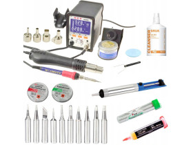 Stacja Lutownicza WEP 995D +groty flux odsysacz