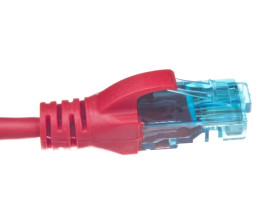 Kabel krosowy (Patch Cord) U/UTP kat.5e czerwony 3m DK-1512-030/R