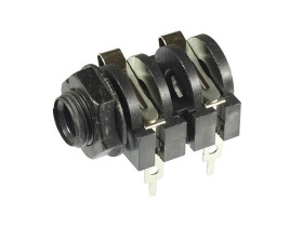 Gniazdo JACK 6.3mm mono do druku przykręcane