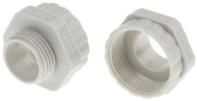 Adapter do dławnic kablowych, M20 → M25, materiał: Nylon 66, kolor: Szary, RS PRO / opakowanie zawiera 10 szt.