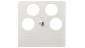 Berker/B. Kwadrat Plakietka Do Gniazda Antenowego Poczwórnego Rtv-Sat-Sat...