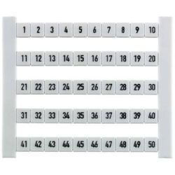 Weidmüller 0468660001 Oznaczenie zacisków biały 500 szt.