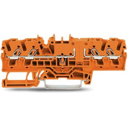 Kostka zaciskowa na szynie DIN WAGO poziomy: 1 14AWGWciskane TOPJOB S