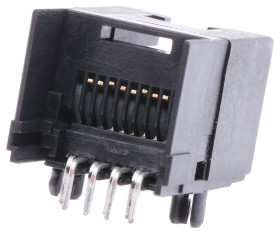 Złącze RJ45 Żeński Złącze RJ45 Przewlekany Cat6 Bel-Stewart, 90°, 8P8C-żyłowe