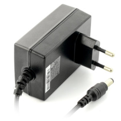 Zasilacz impulsowy MeanWell GS25E05-P1J 5V/4A - wtyk DC 5,5/2,1mm