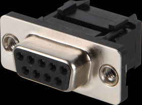 114-09-2-10-10-60 D-SUB socket, 9-pin, for IDC ribbon cable